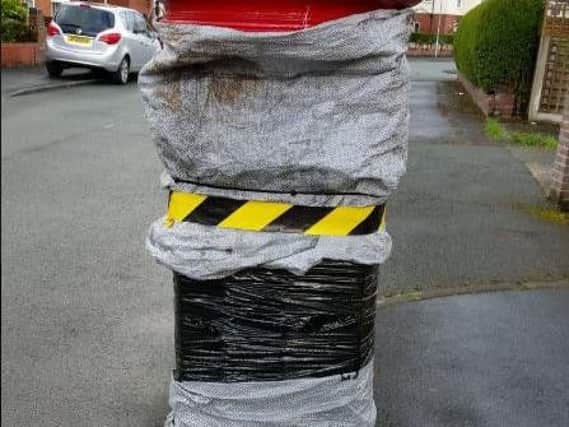 The sealed up Post Box