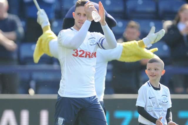 Alan Browne leads PNE out against Sheffield United