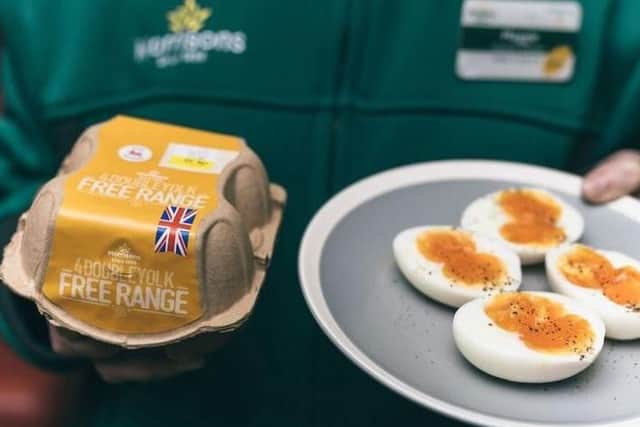 Double yolk eggs are usually a rarity, but Morrisons has launched packs of double yolk eggs - just in time for the Easter period.