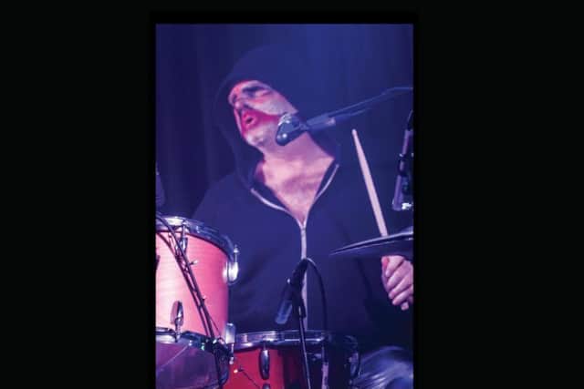 Preston born and bred, Side is the singing drummer of the band, like his hero Phil Collins.