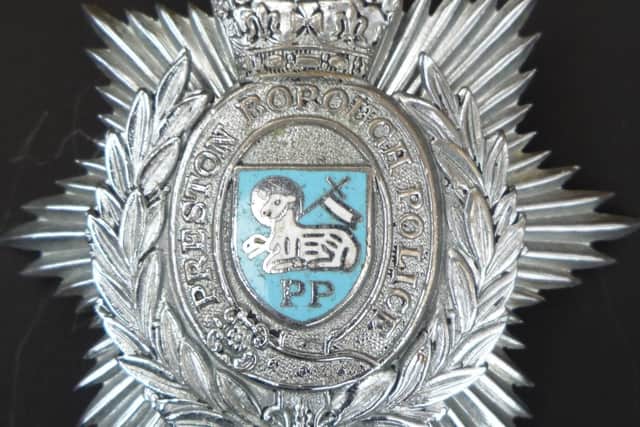 Badge for Preston Borough Police