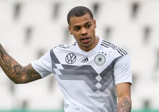 Lukas Nmecha in training with Germany Under-21s (photo: Getty Images)