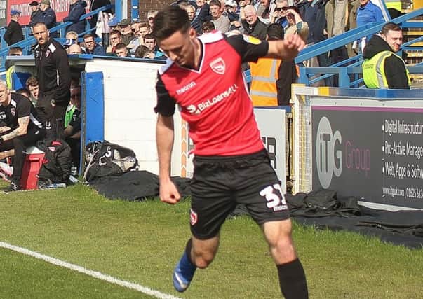 Aaron Collins gave Morecambe the lead