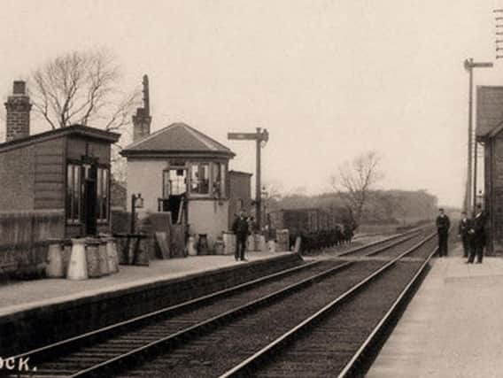 Brock Railway Station, scene of the tragedy