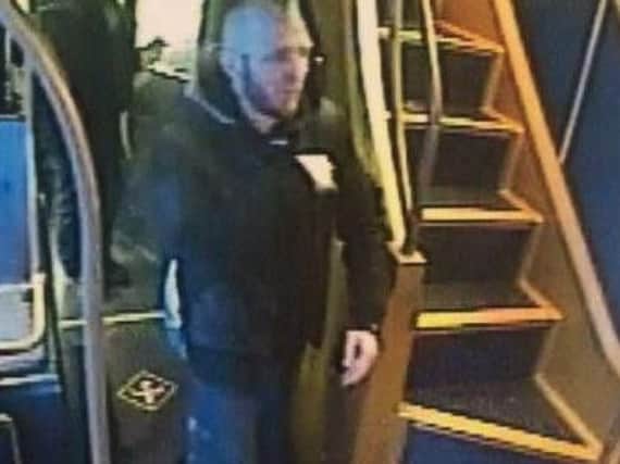 Police would like to speak to this man in relation to the theft of a mobile phone on the 125 Preston-Chorley bus on Wednesday, March 13 at around 4.15pm.
