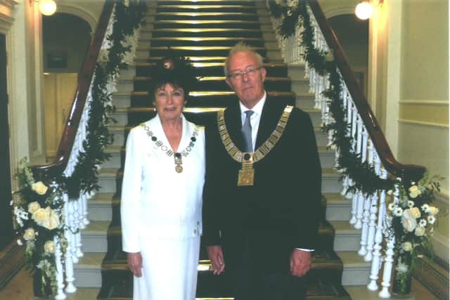 Coun Ian Sayers and his partner Mrs Jean Hayes were mayor and mayoress  of Ribble Valley in 2012/13.
