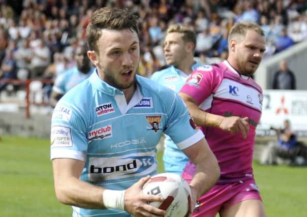 Ryan Brierley in Super League action for Huddersfield Giants