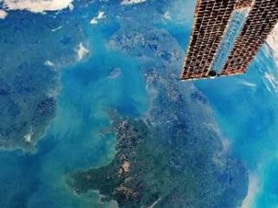 The UK as seen from the International Space Station. Pic-NASA.