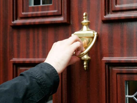 An alert has been issued over door-to-door salesmen in Lancashire
