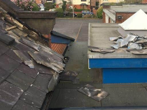 The thieves did not manage to take any of the lead as they were disturbed after a vigilant neighbour alerted the police. But they did cause untold damage to the roof.