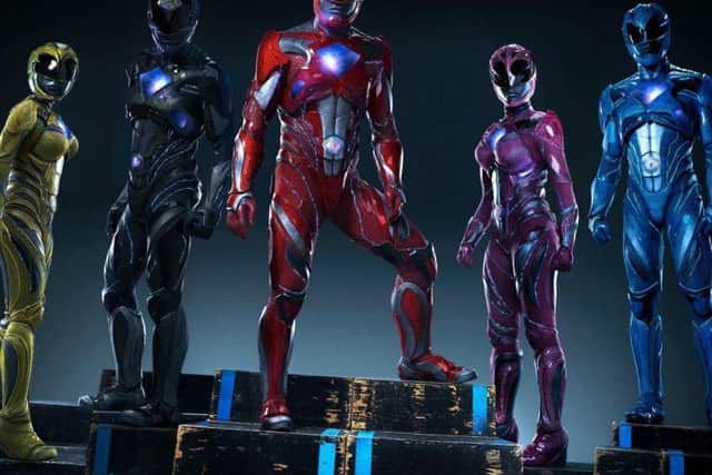 The Power Rangers. I did not look like this as a ninja..
