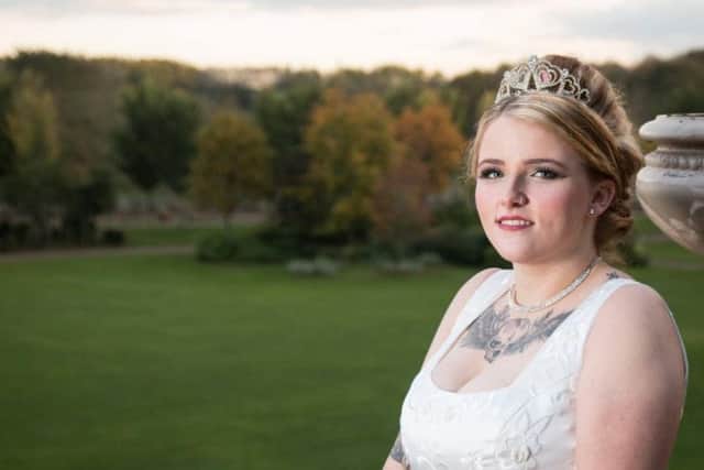 Rebecca Douglas, of Preston, on her wedding day before she lost weight
Photo by Ryan Cowburn
