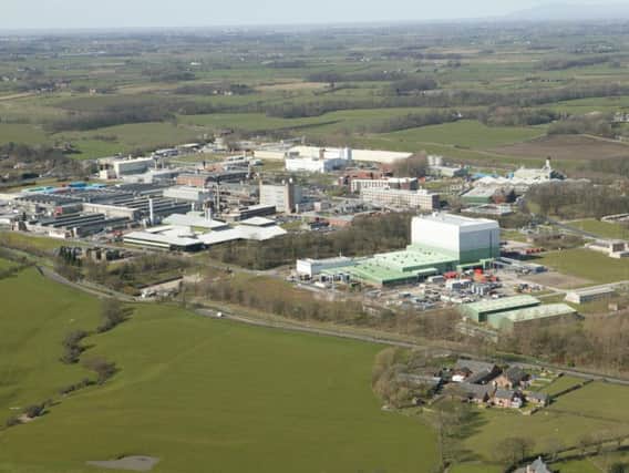 The Springfields nuclear facility at Salwick, near Preston