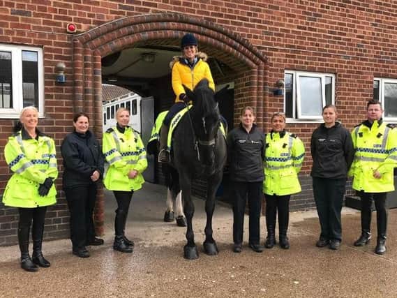 A police horse is to be renamed `Oxberry` in memory of BBC North West presenter Dianne Oxberry who died from ovarian cancer earlier this year.