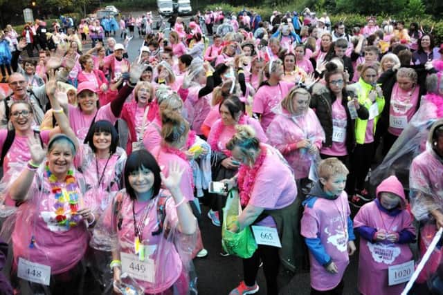 The annual St Catherine's Hospice Moonlight Walk (picture, 2018)