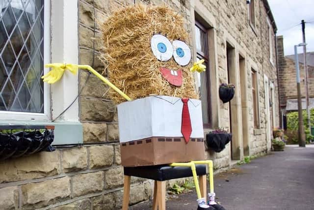 Scarecrows everywhere in Worsthorne and Hurstwood