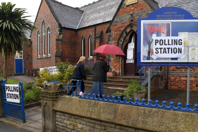 The Polling Station in Marsh Lane, Longton