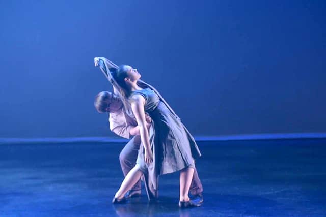 David Corr, 21 from Chorley, and Jessica Reid, 16 from Preston performing their dance duet, Los(T)