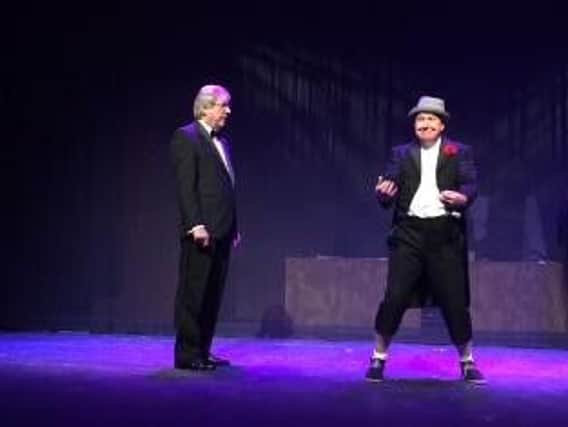 Jimmy Cricket on stage at Chorley Little Theatre