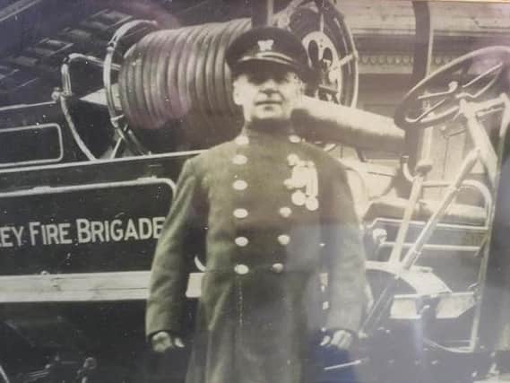 John Smith who served in the Chorley Fire Brigade in the early 1900s.