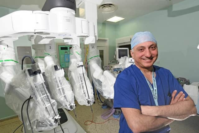 Consultant urological surgeon Dr Bachar Zelhof will be performing the 500th robotic procedure at Royal Preston Hospital
