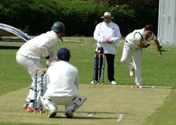 Preston all-rounder Asif Mahmood in fine form with both bat and ball (above) against South Shore