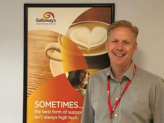 The CEO of Galloways has been shortlisted for a prestigious RNIB award.