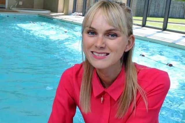 Sophie Ward whose swimming ambitions were ended when she contracted Lyme disease