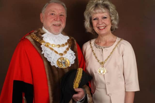 Graham Walton with wife Karen Walton during their year as Mayor and Mayoress of South Ribble