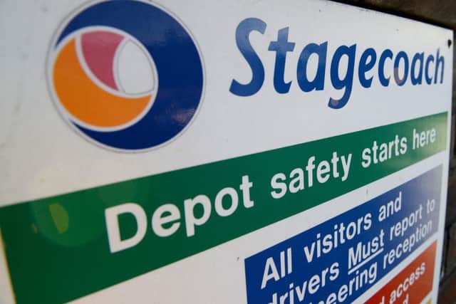 Stagecoach depot signage