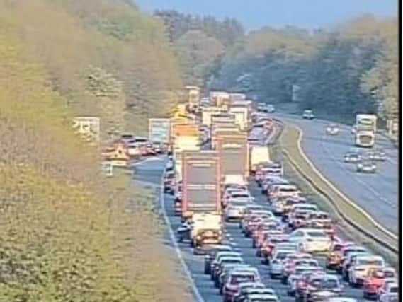 Traffic on the M61 (Highways England)