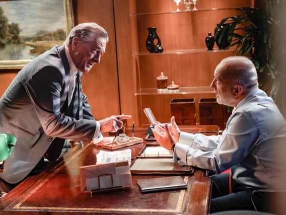 Robert De Niro, with chairman of the bakers Jonathan Warburton