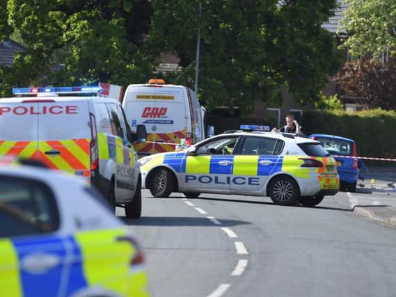 A man has been released under investigation after being arrested for drug driving following a crash in Severn Drive yesterday morning (May 14)