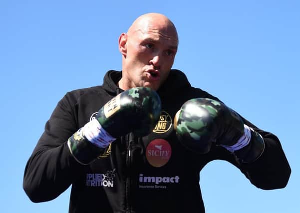 Tyson Fury (above) wants to get into the ring with Dillian Whyte  (photo: Getty Images)