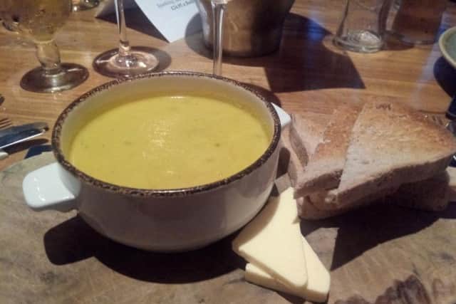 Gluten free carrot and coriander soup