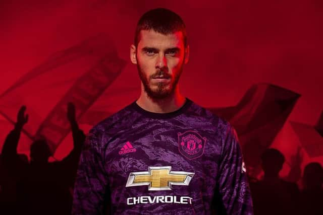 David de Gea in the 2019/20 goalkeeper's shirt