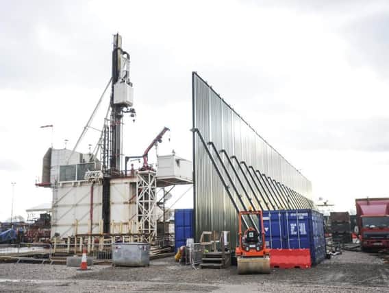The fracking site at Preston New Road