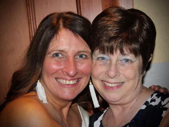 Debbie Valentine and her sister Elaine Cockcroft