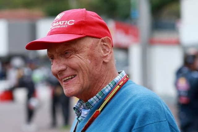 Formula 1 racing team McLaren said it is deeply saddened to learn that three-time world champion driver Niki Lauda has died, following reports of his death at the age of 70. See PA story AUTO Lauda. Photo credit David Davies/PA Wire.