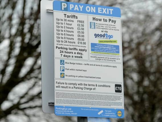 Parking Eye has been operating the car parks at Chorley and Preston hospitals since late year