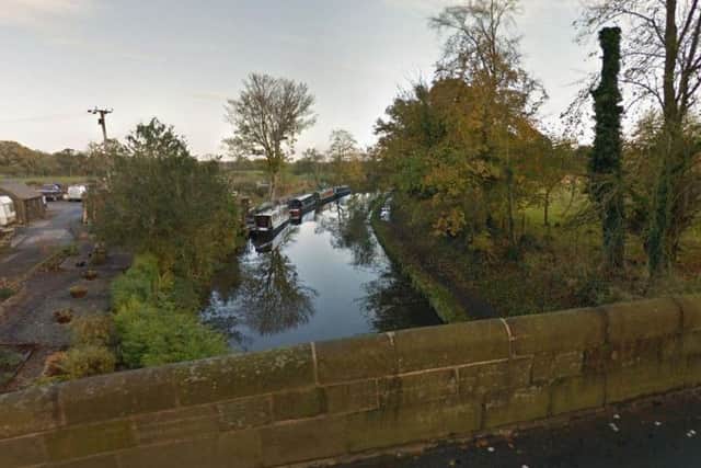Police are investigating after a barge was set on fire by arsonists on the Lancaster Canal, near Lea Road, in Preston (May 23)