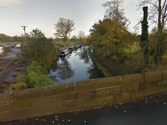 Police are investigating after a barge was set on fire by arsonists on the Lancaster Canal, near Lea Road, in Preston (May 23)