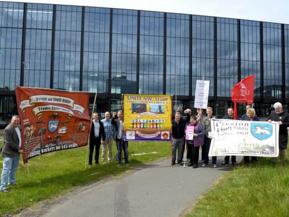 UCLan's new EIC was the focus of a protest