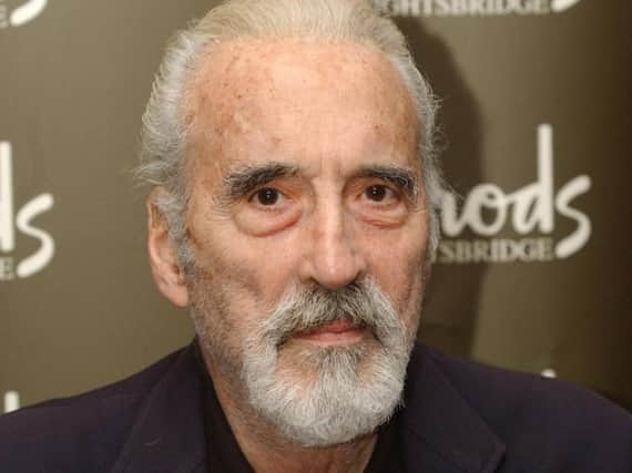 Actor Christopher Lee whose photographic archive has been donated to the British Film Institute (BFI), the organisation has announced.