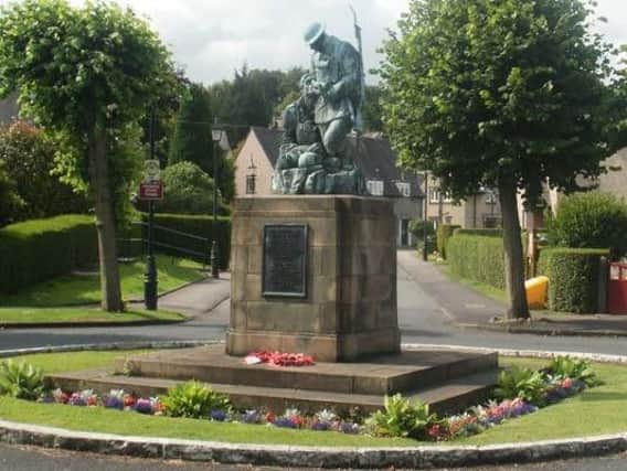 Statue at the heart of Westfield War Memorial Village