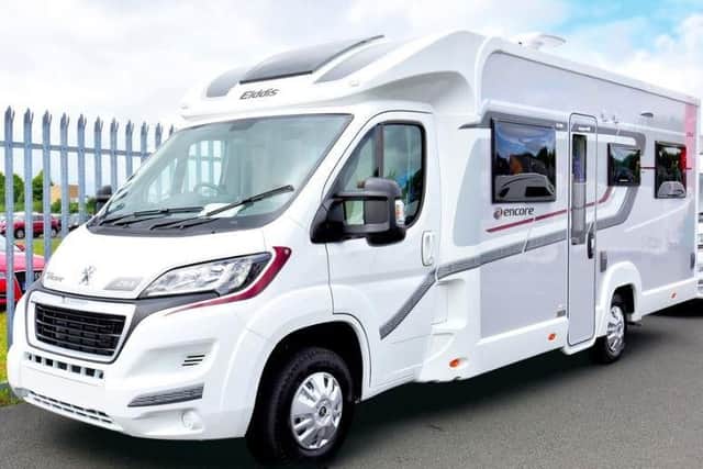 The model of Peugeot Elddis motorhome involved in the collision