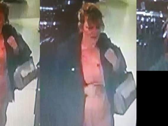 Preston Police have released CCTV images of a woman they want to speak to in relation to a report of shoplifting and assault.