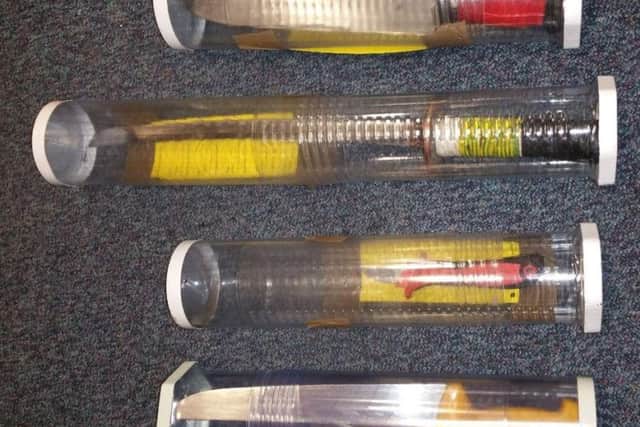 A man has been arrested after officers found a number of weapons and suspected stolen property in the boot of a car in London Way, Preston (Sunday, May 27)