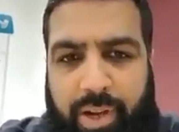 The taxi driver was arrested for "racially aggravated harassment" on December 19, 2018 after an "obscene video" surfaced online.