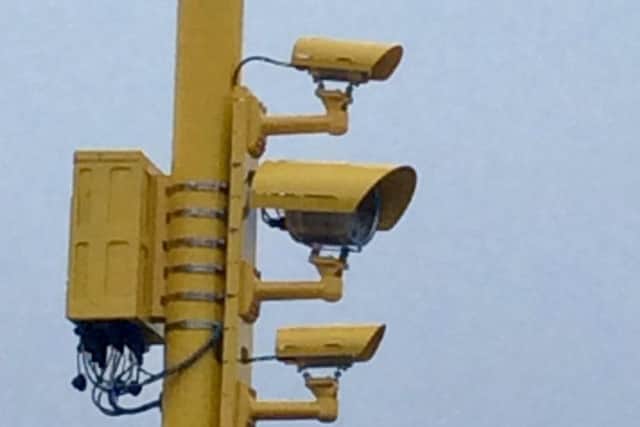 Red light camera at a level crossing